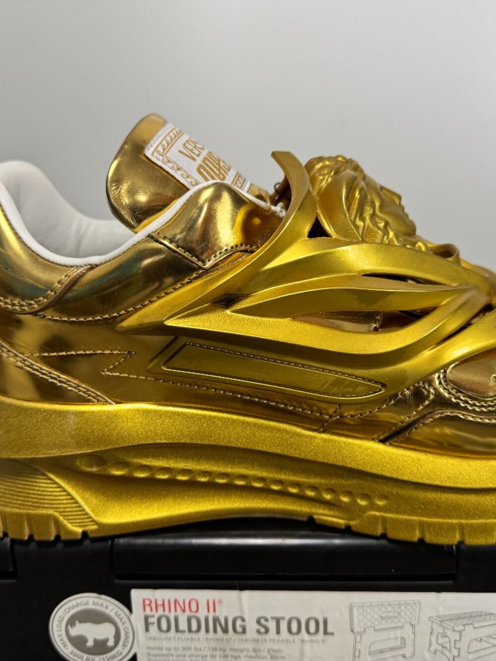 Versace Odissea Gold Medusa Sneakers